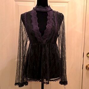 Sheer lace top #36